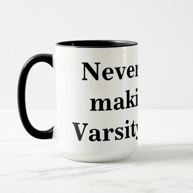 nie die Gestalt eines Mannschaftssportlers Tasse (Links)