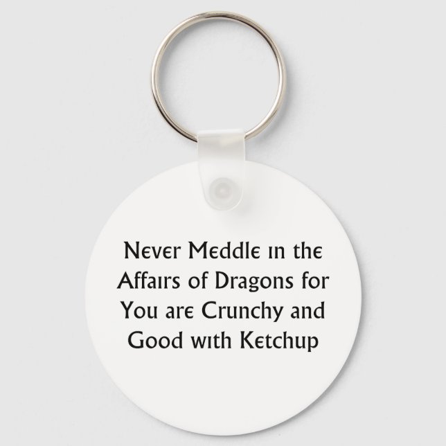 Nie Dragons Schlüsselanhänger (Vorderseite)