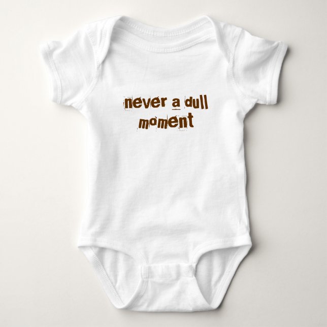 "nie ein stumpfer Moment " Baby Strampler (Vorderseite)
