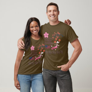 Nie endende Freundschaft braun T-Shirt