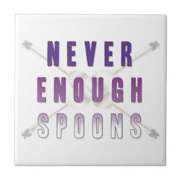 Nie genug Löffel Fliese