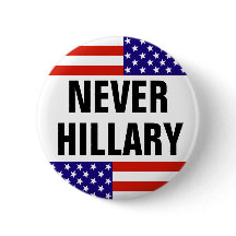 NIE HILLARY für Präsidenten 2016