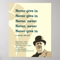 NIE IN Churchill GIVE | STAND FIRM Ephesians 6