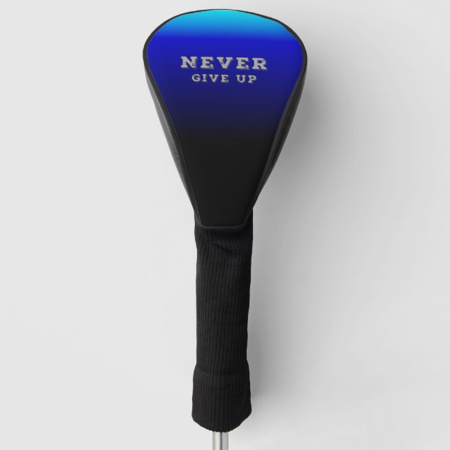 Nie Inspiration aufgeben nie aufgeben Golf Headcover (Vorderseite)