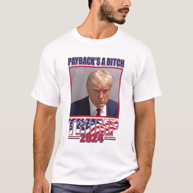 Nie Kapitulation - Trump 2024 T-Shirt (Vorderseite)