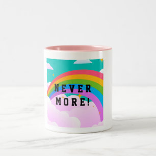 nie mehr Regenbogenbund Zweifarbige Tasse