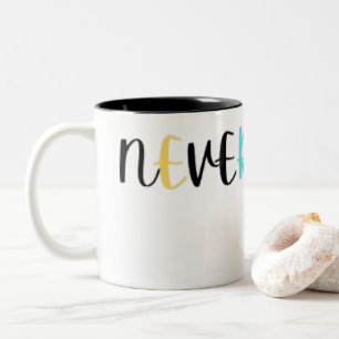 Nie Mind Bro Zweifarbige Tasse