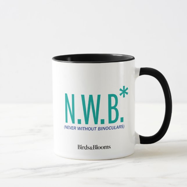 Nie ohne Ferngläser Tasse (Rechts)