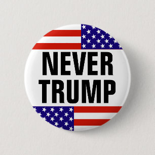 NIE TRUMPF für Präsidenten 2016 Button