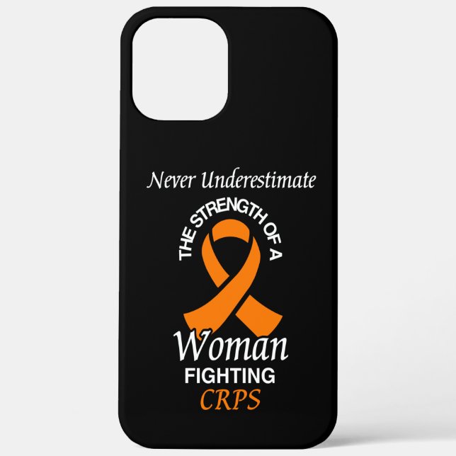 Nie unterschätzen/Band/Frau...CRPS Case-Mate iPhone Hülle (Rückseite)