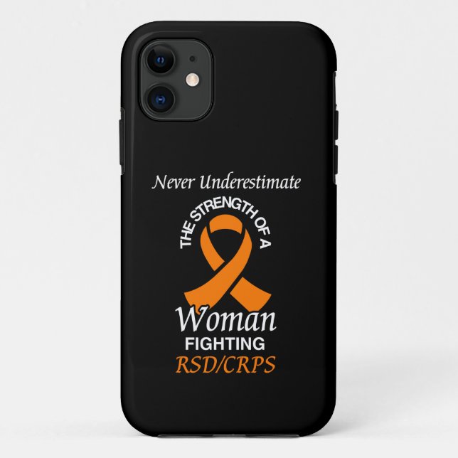 Nie unterschätzen/Band/Frau...RSD/CRPS Case-Mate iPhone Hülle (Rückseite)