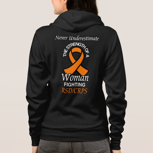 Nie unterschätzen/Band/Frau...RSD/CRPS Hoodie (Rückseite)