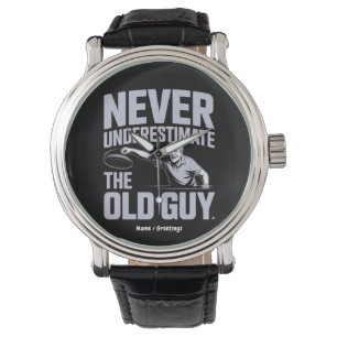 Nie unterschätzen Sie den alten Typ Funny Disc Gol Armbanduhr