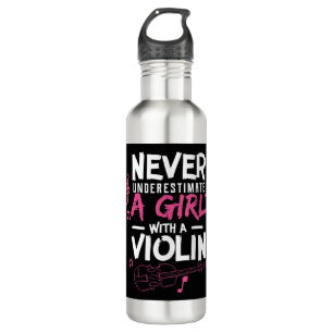 Nie unterschätzen Sie die Musiker der Violine Edelstahlflasche
