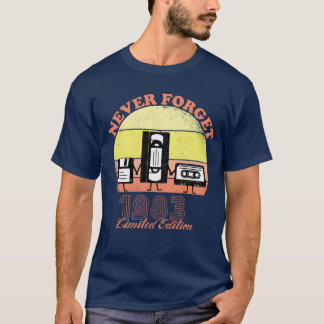 Nie Vergessen Sie 1983 Geburtstags Limited Edition T-Shirt