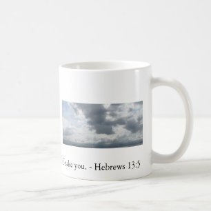 Nie verlasse ich Sie; nie verlasse ich Sie Kaffeetasse