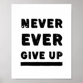 Nie wieder auf Inspiration verzichten Poster