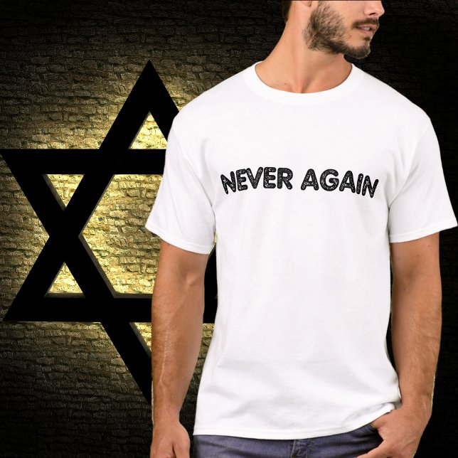 NIE WIEDER Israel unterstützen T-Shirt (Von Creator hochgeladen)