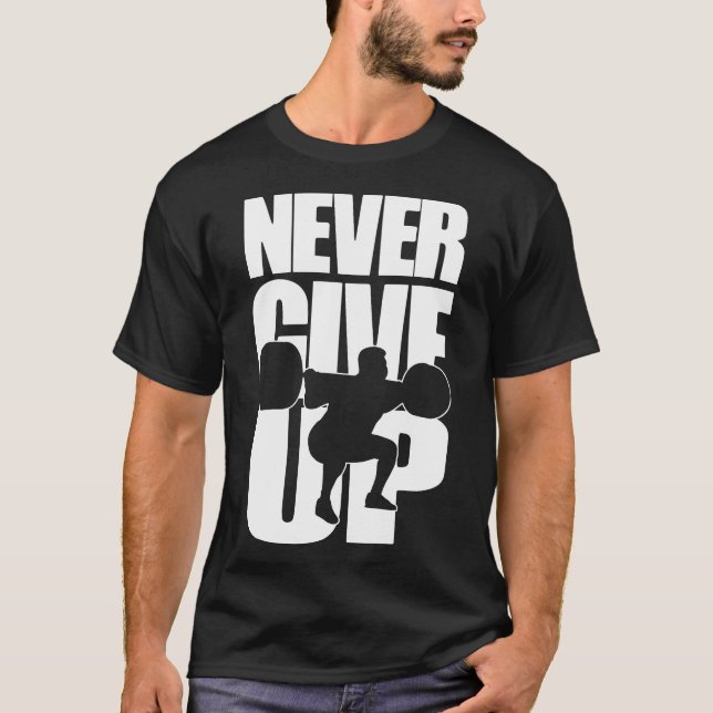 Nie wieder Kraft schöpfen T-Shirt (Vorderseite)