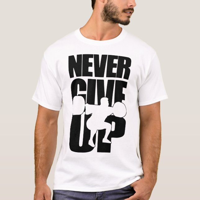 Nie wieder Kraft schöpfen T-Shirt (Vorderseite)