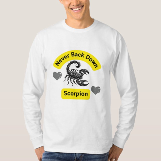 Nie wieder nach unten - Skorpion Spirit (Unisex-T  T-Shirt (Vorderseite)