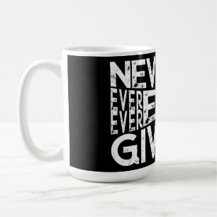 Nie wieder schwarz-weiß gestalten kaffeetasse