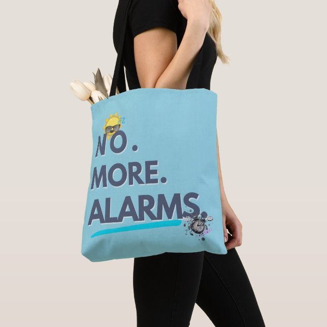 💤 Nie wieder. Wecker. Tasche (Von Nahem)
