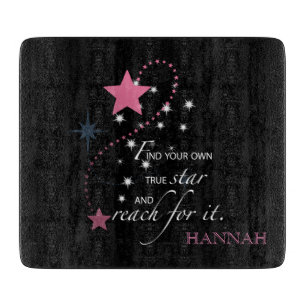 Niece Abschluss Star, Geschenk, Cutting Board Schneidebrett