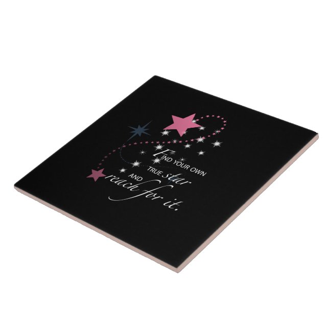 Niece Abschluss Star, Geschenk, Tile Fliese (Seite)