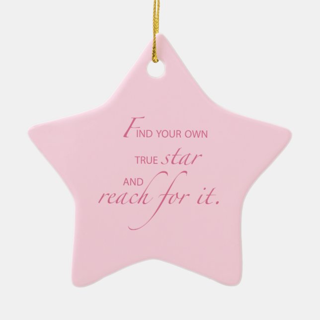 Niece Abschluss Star, individuelles Geschenk Keramikornament (Vorne)