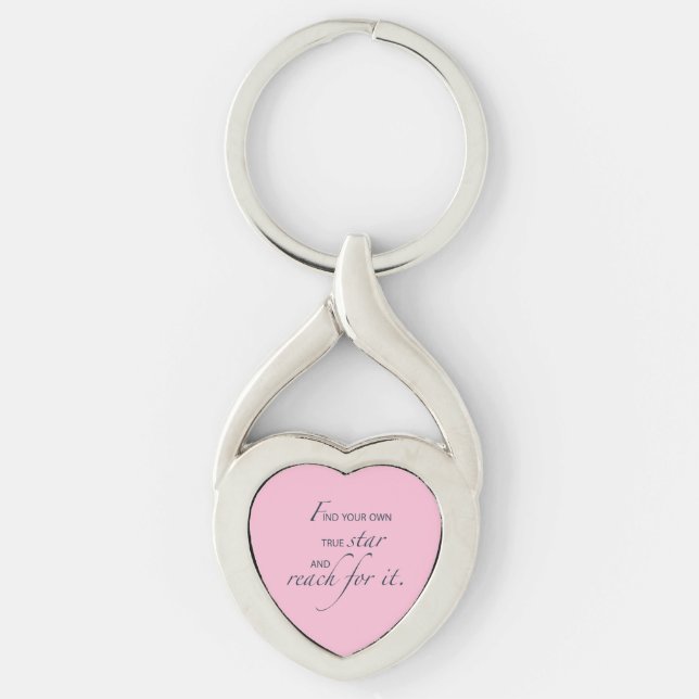 Niece Abschluss Star, individuelles Geschenk Schlüsselanhänger (Vorderseite)