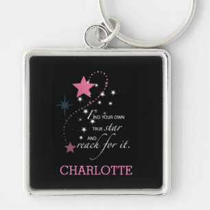 Niece Abschluss Star, individuelles Geschenk Schlüsselanhänger