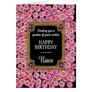 Niece Birthday Pink Daisies