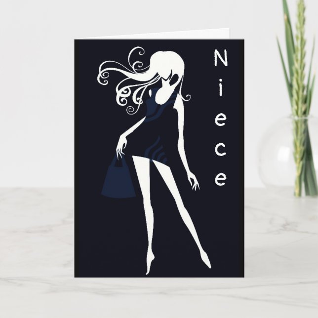 **NIECE** CARTE SPÉCIALE DE NIÈCE ET CARTE SPÉCIAL (Devant)