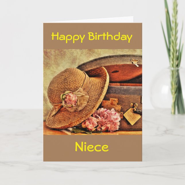 **NIECE** CARTE SPÉCIALE DE NIÈCE ET CARTE SPÉCIAL (Devant)