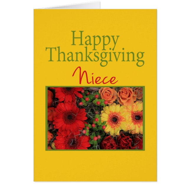 Niece Erntedank Card (Vorne)