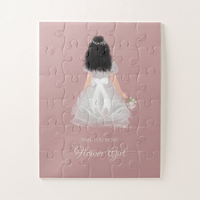 Niece Flower Girl Junior Bridesmaid Sweet Vorschla (Vertikal)