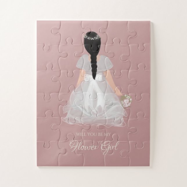 Niece Flower Girl Junior Bridesmaid Sweet Vorschla (Vertikal)