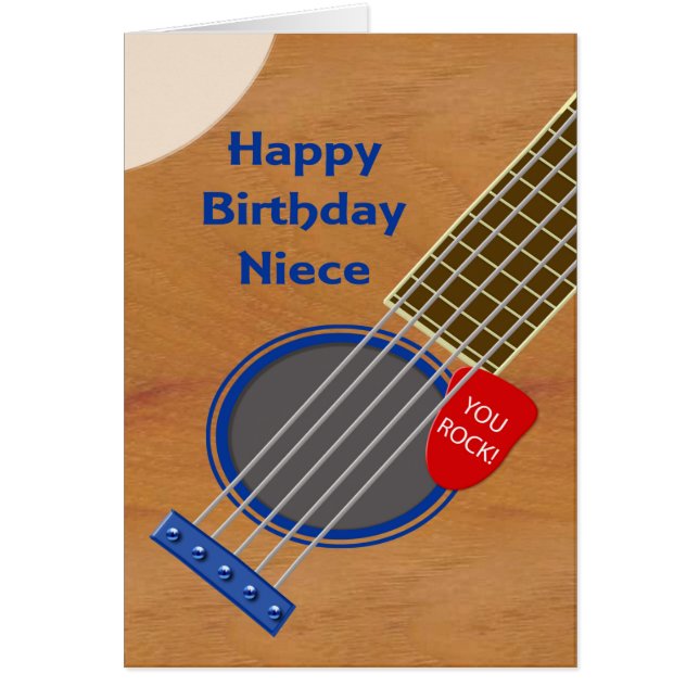 Niece Guitar Player Birthday (Vorne)