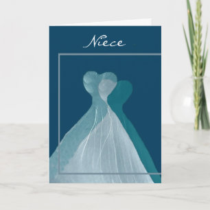 NIECE Junior Bridesmaid AQUAMARIN BLAU Kleider Einladung