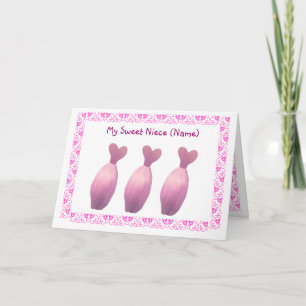 NIECE - Junior Bridesmaid Invite - PINK Gowns Einladung