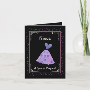 NIECE Junior Bridesmaid Lila Kleid Ver 002 Einladung