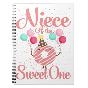 Niece of the Sweet One Family Matching 1. Notizblock