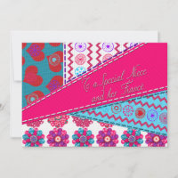 Niece und Verlobte Valentine's Patchwork Quilt Sty