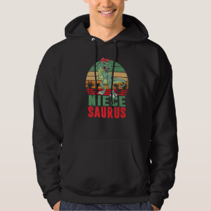 Niecesaurus Rex Dinosaur Niece Saurus Familienmatt Hoodie