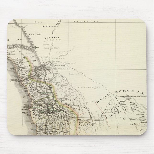 Nieder-Guinea, W-Mittel-Afrika - Zentralafrika Mousepad (Vorne)