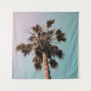 Nieder-Winkel-Fotografie der Palm-Pflanze Wandteppich