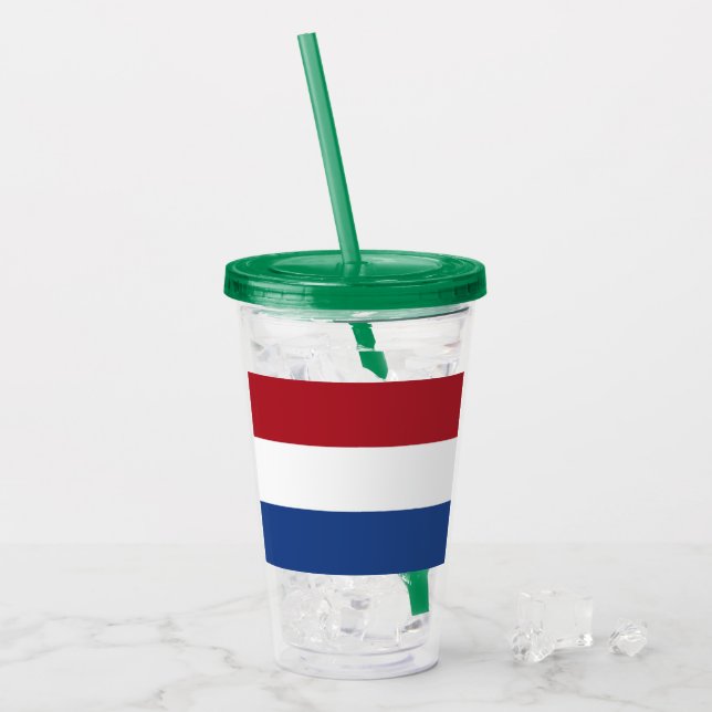 Niederlande Acryltrinkbecher (Vorderseite Ice)