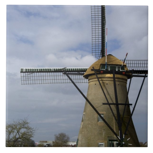 Niederlande (alias Holland), Kinderdijk.19 Fliese (Vorderseite)