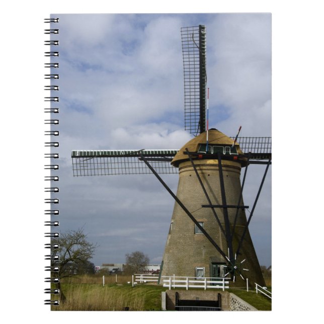 Niederlande (alias Holland), Kinderdijk.19 Notizblock (Vorderseite)